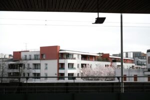 Residential Building with Balconies